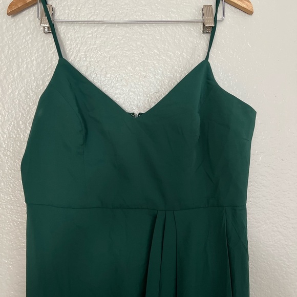 Dark Green Midi Dress Large - Picture 7 of 11